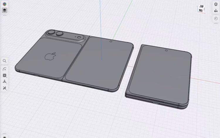 iPhone fold Ultra render