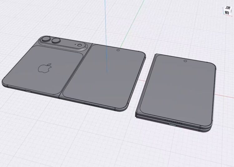 iPhone fold Ultra render