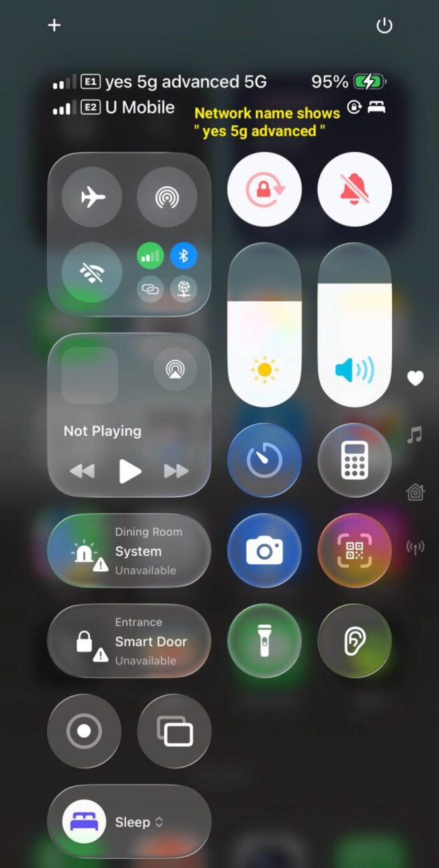iPhone iOS 26.4 5G Standalone Advanced support