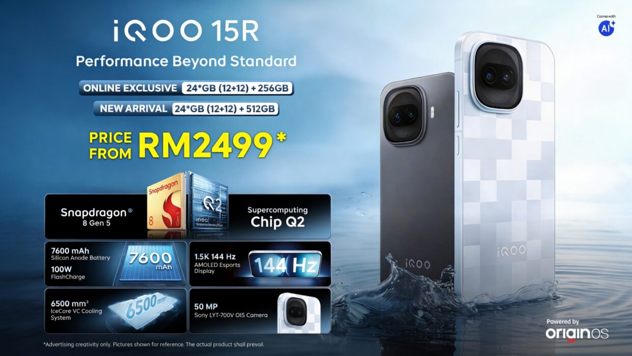 iQOO 15R Now Official In Malaysia
