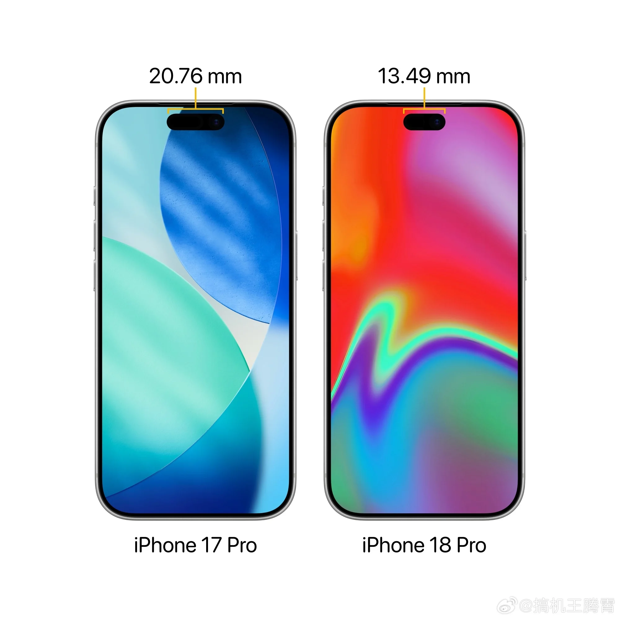 iphone 18 pro smaller dynamic island leak