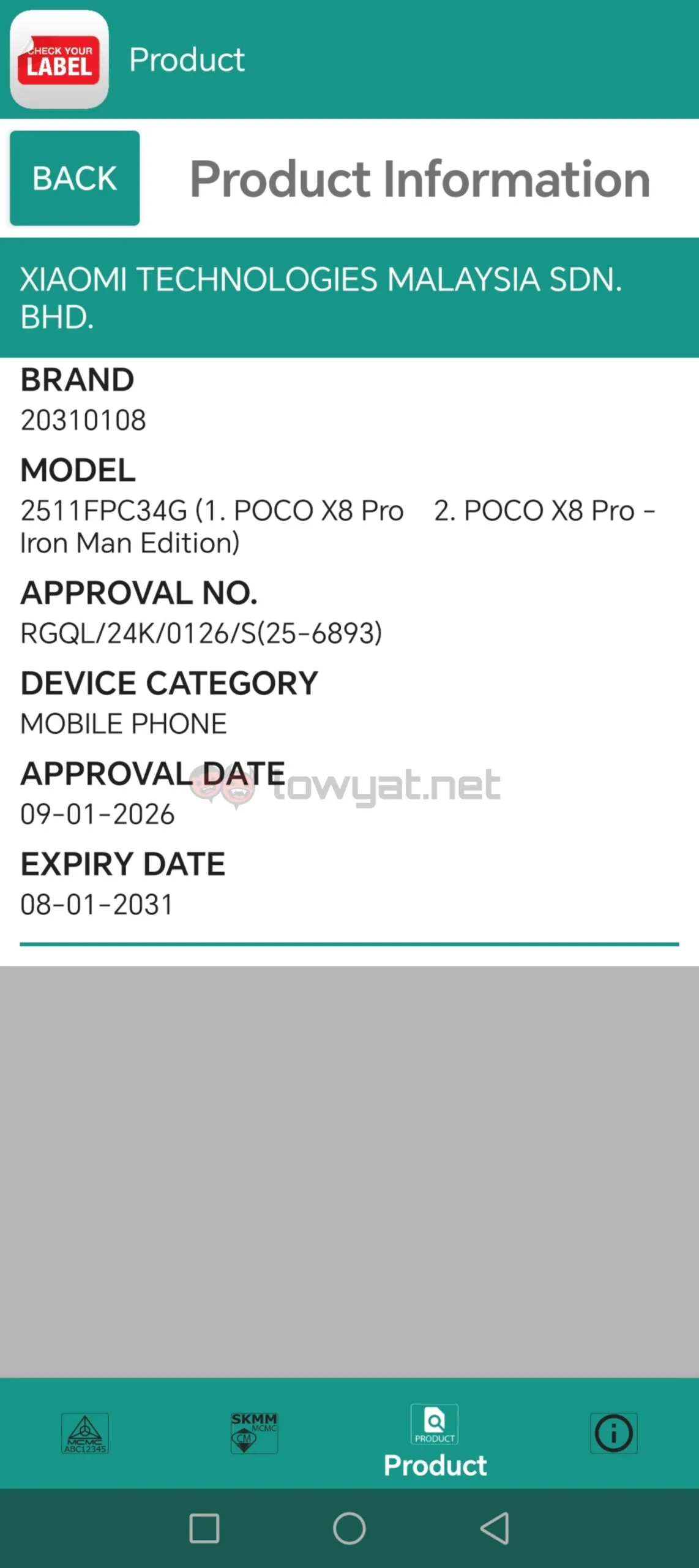 POCO X8 Pro SIRIM