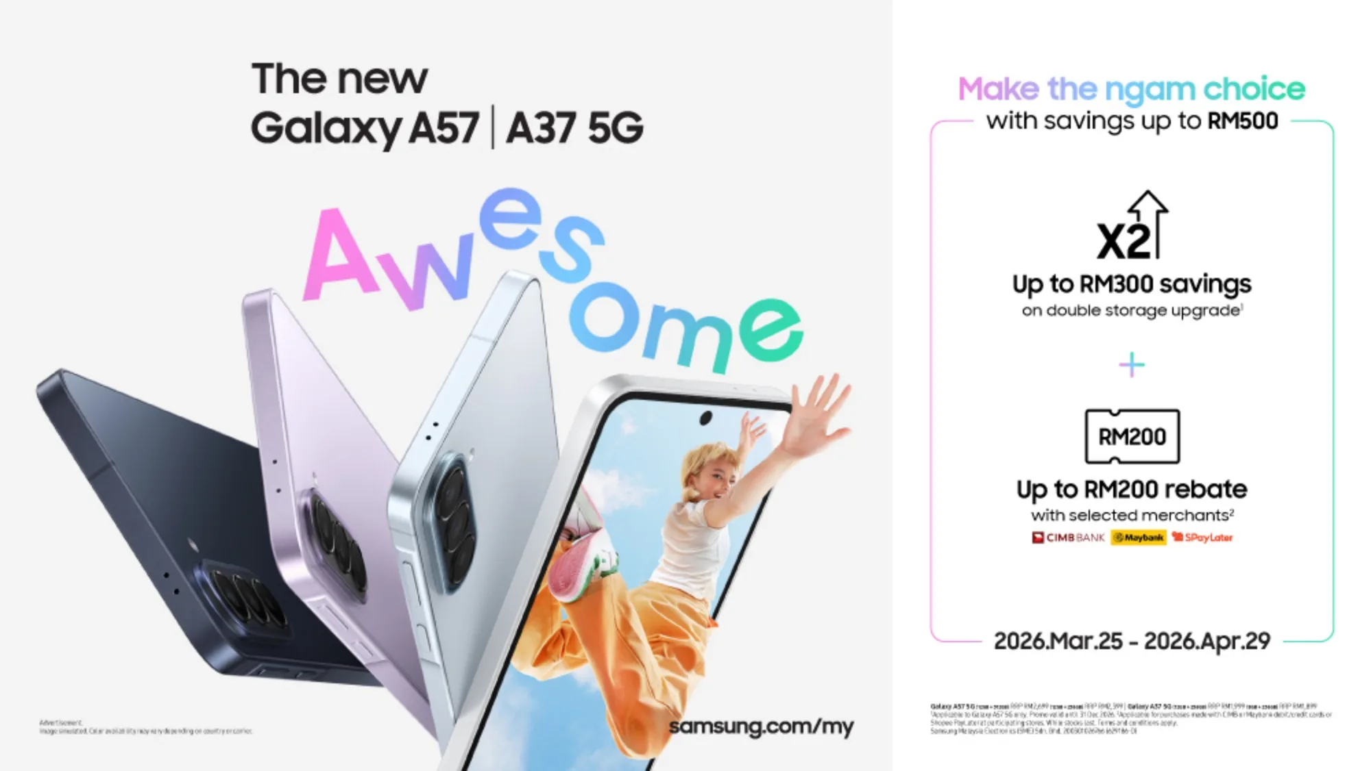 Samsung Galaxy A57 A37