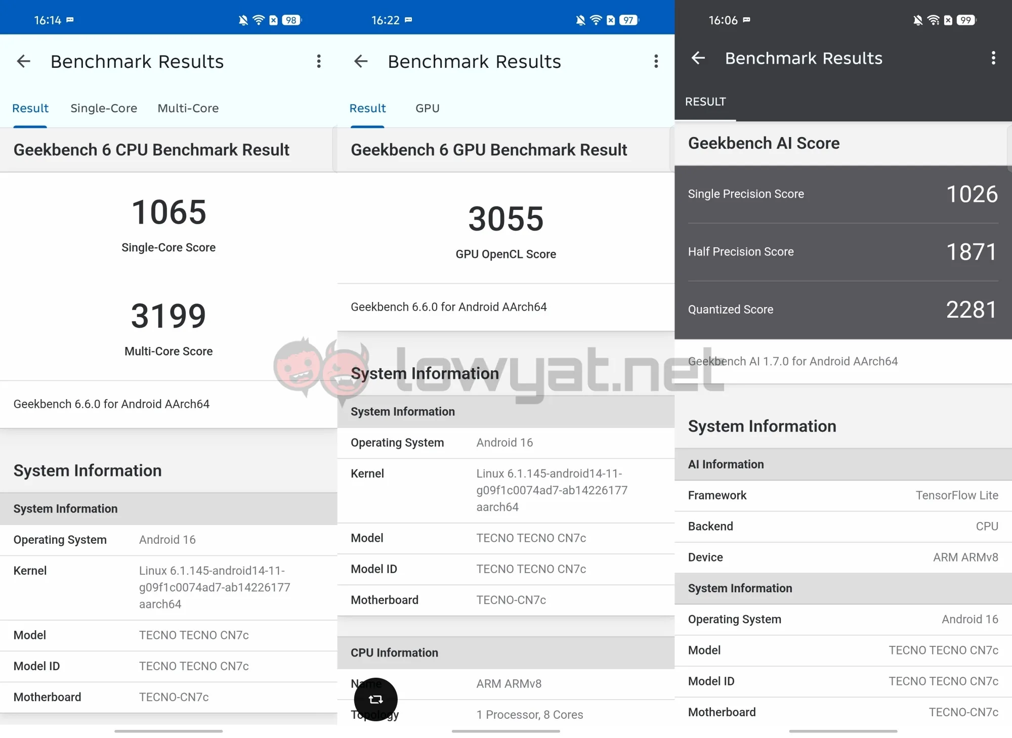 Tecno Camon 50 Ultra benchmarks
