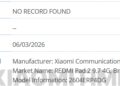 Xiaomi REDMI Pad 2 9.7 GSMA listing