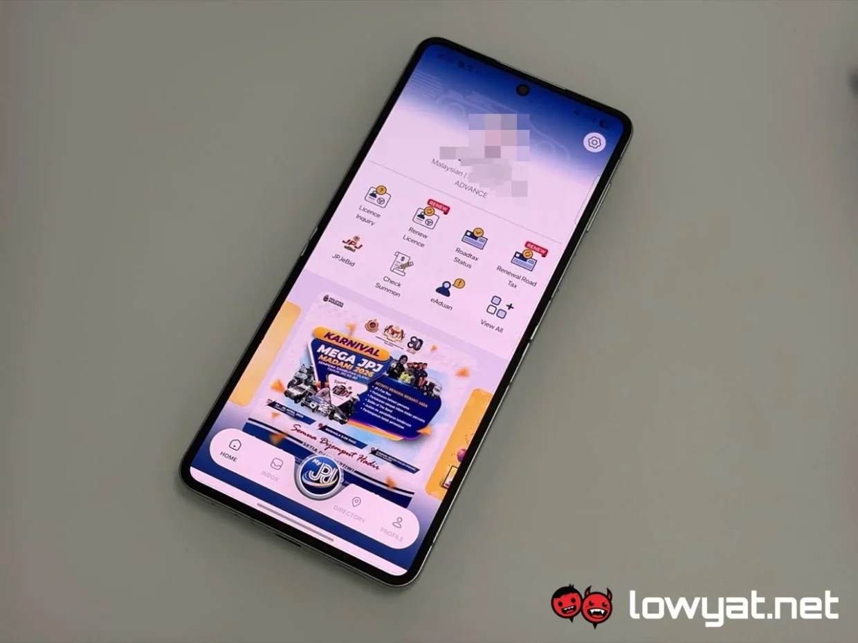 MyJPJ app update home page