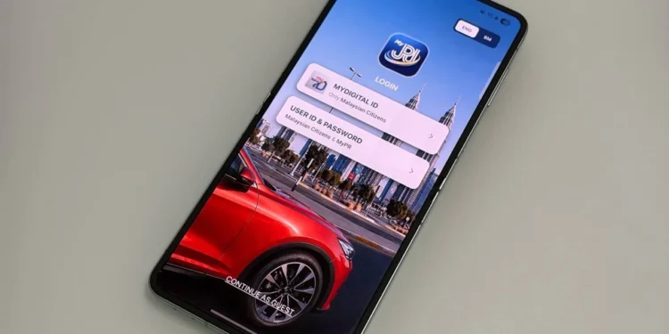 MyJPJ app update login