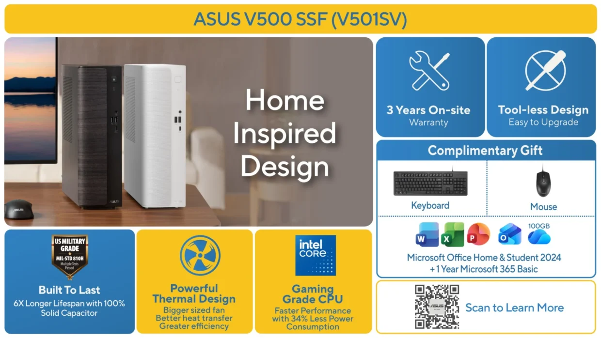 ASUS V500 SFF Lands In Malaysia