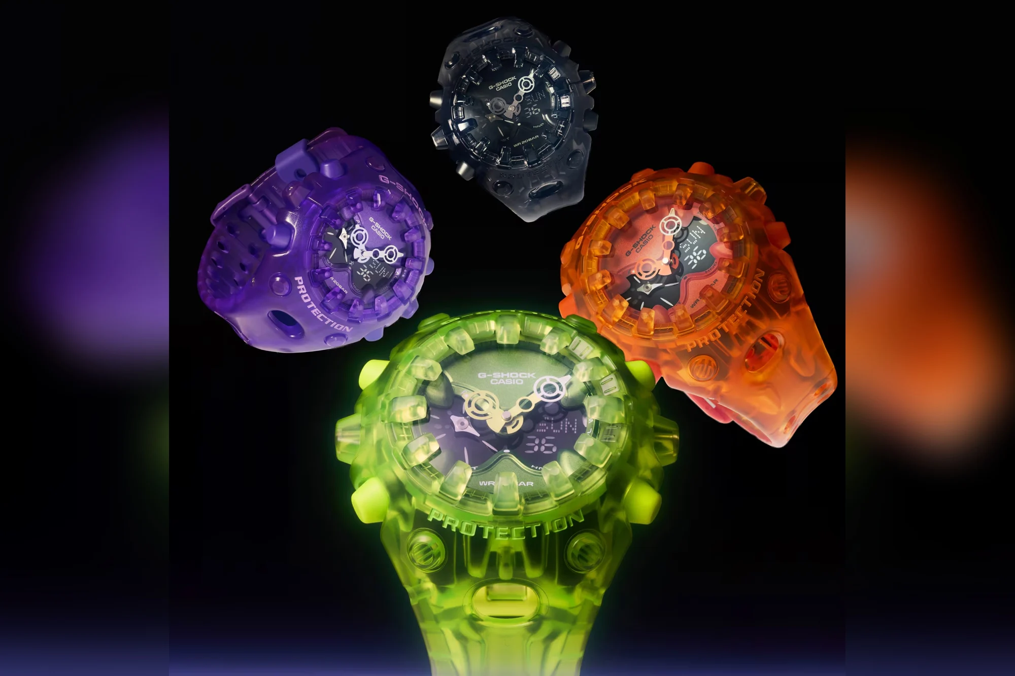 Casio Unveils Translucent Versions Of The G-Shock GA-V01