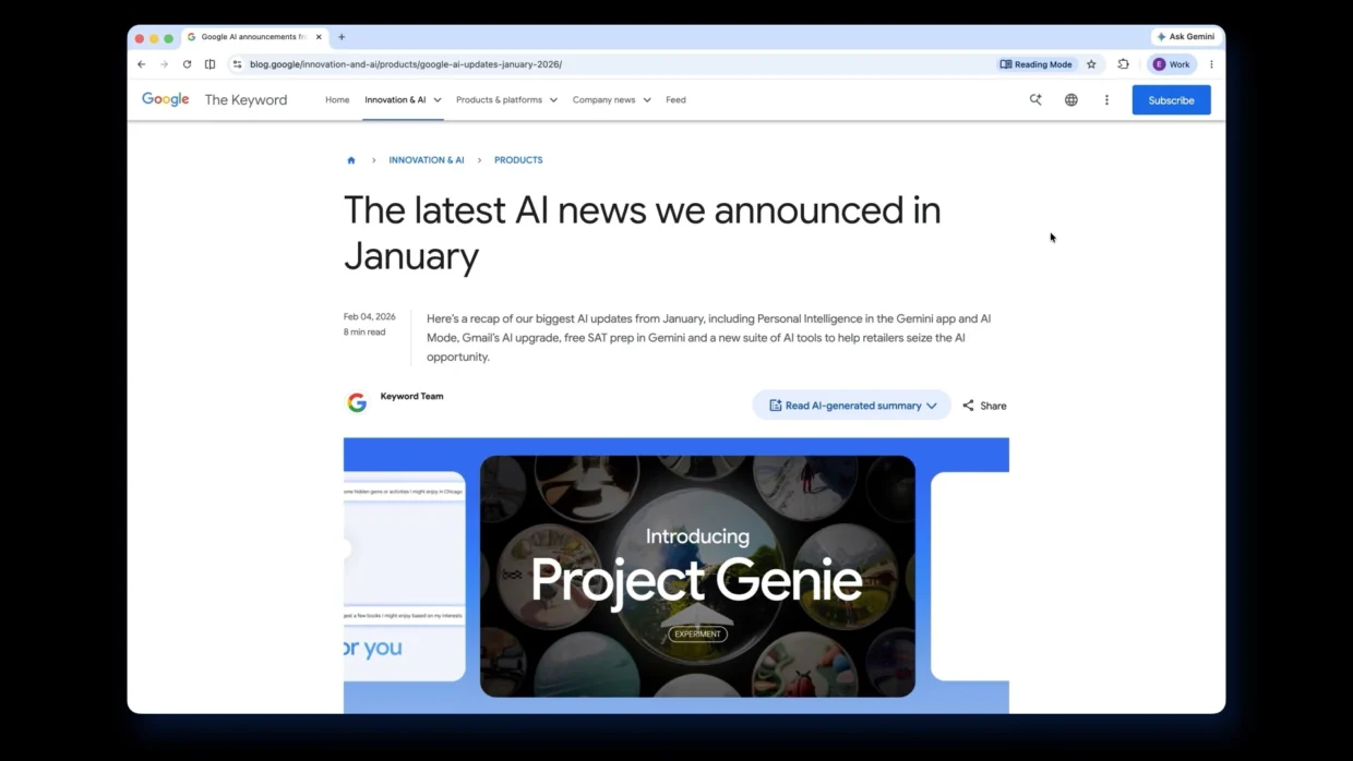 Google Rolls Out Vertical Tabs, Reading Mode For Chrome