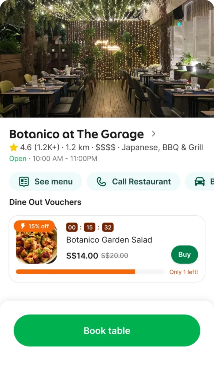 Grab AI Assistant DineOut Shopping Agent