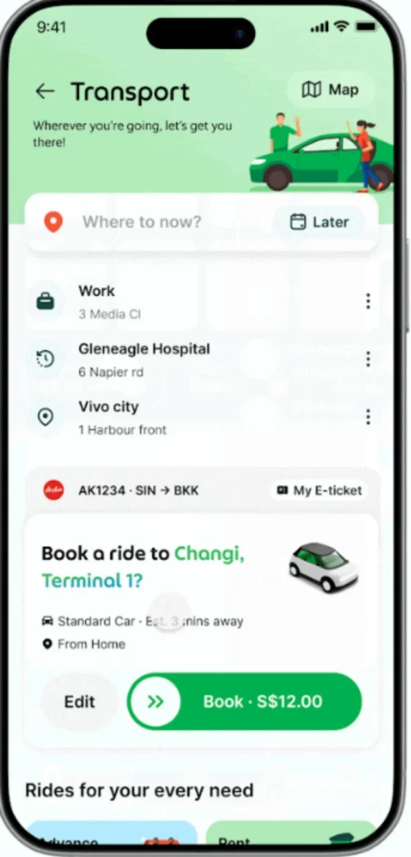 Grab Personalised Travel