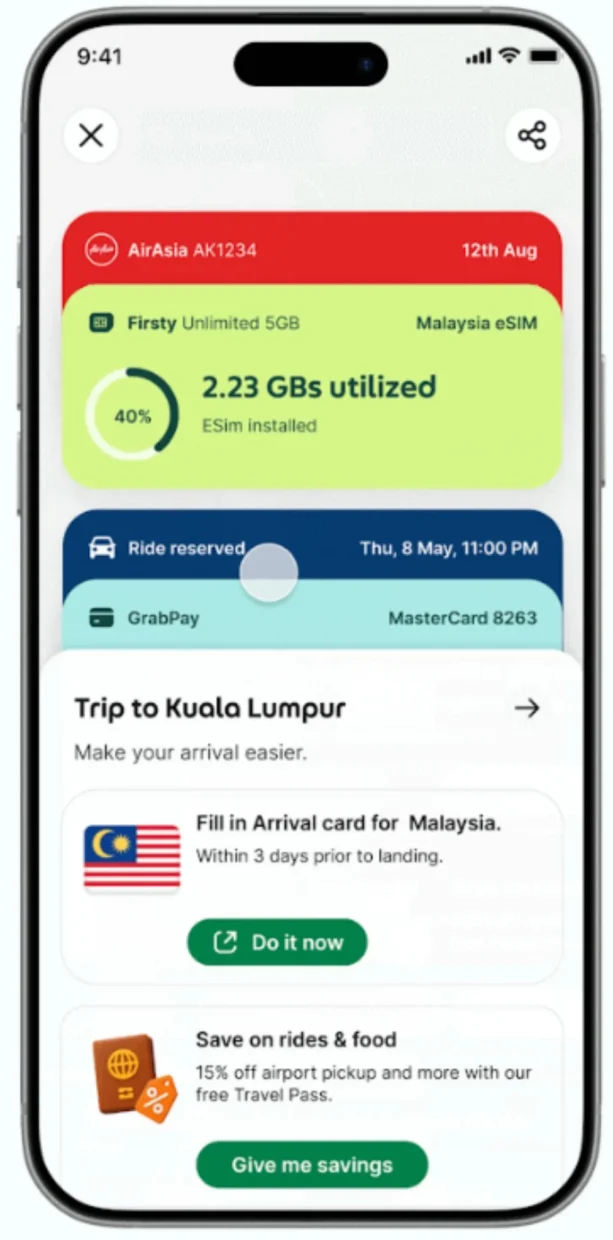 Grab Personalised Travel