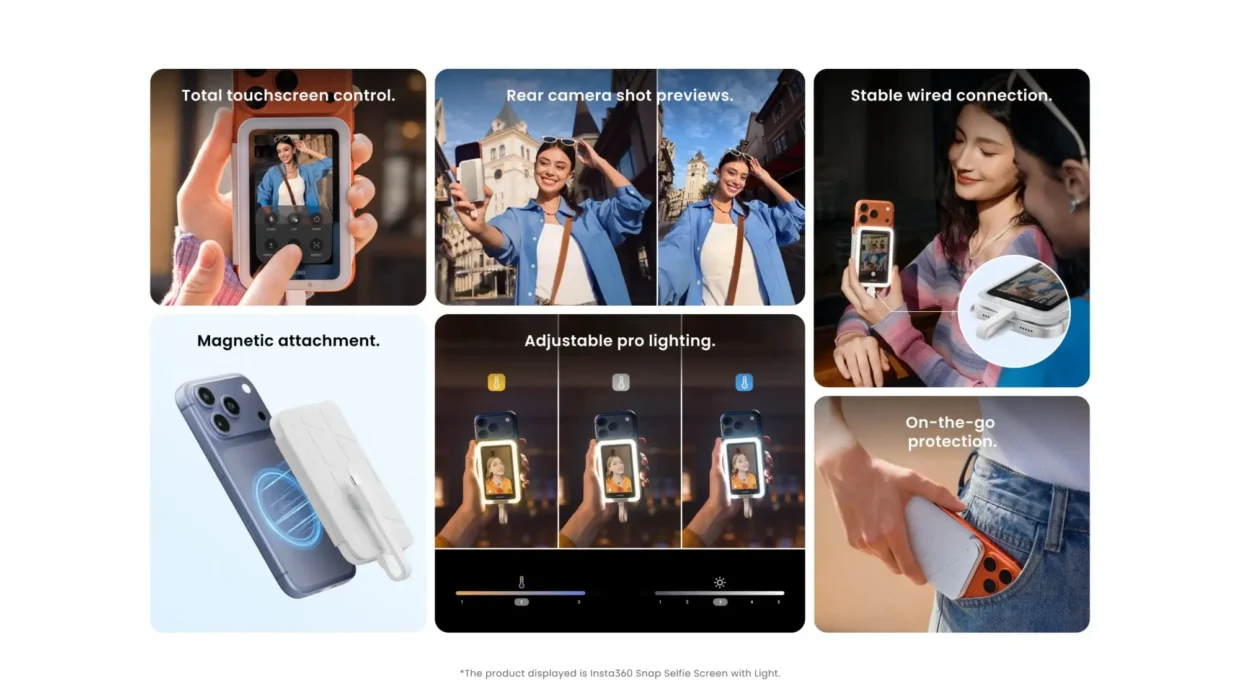 Insta360 Snap Selfie Screen