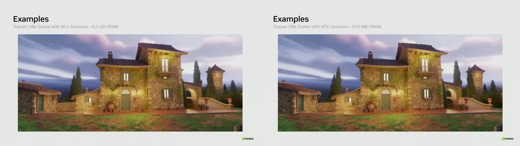 NVIDIA Shows Off Neural Texture Compression Cutting VRAM Consumption Down by 85%