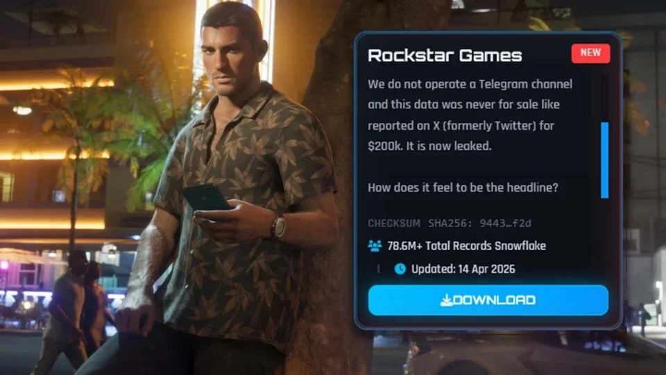 Rockstar Games ShinyHunters release hacked data