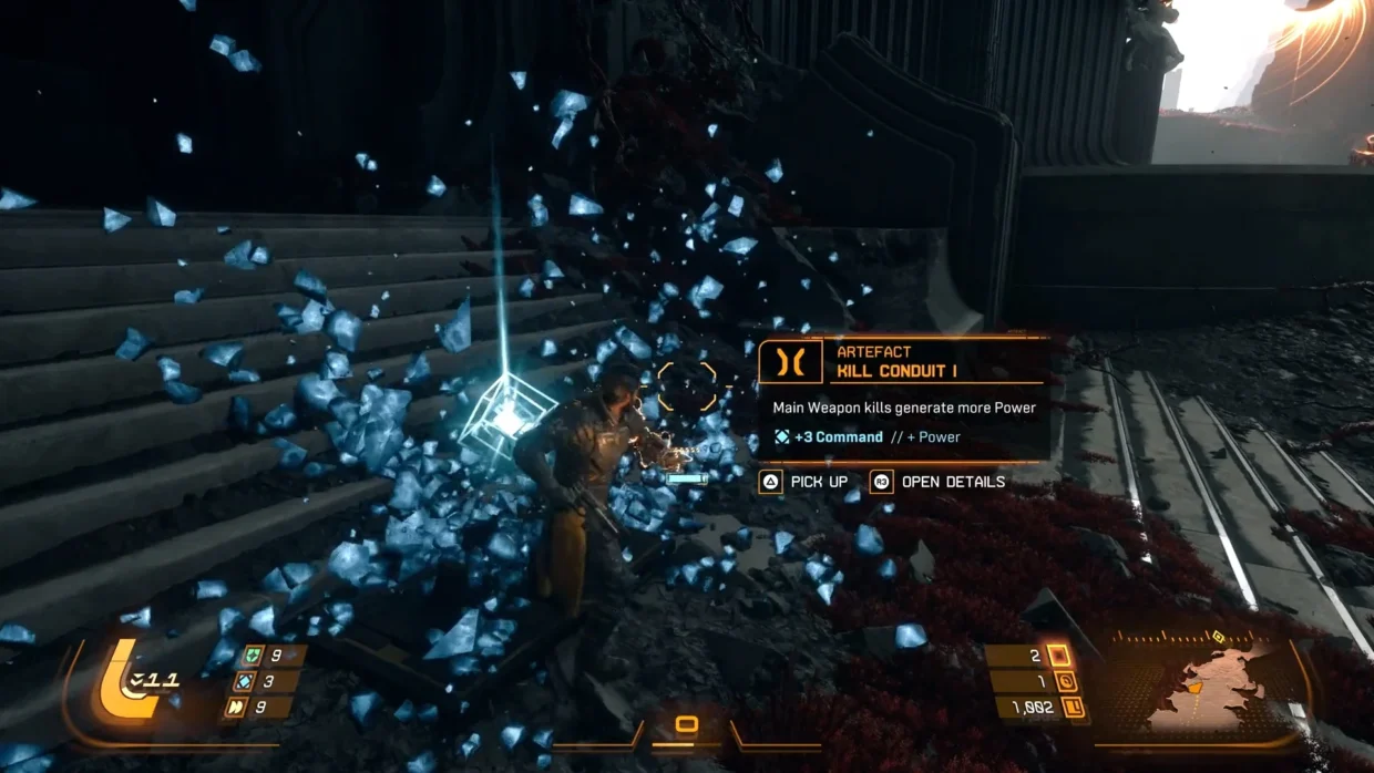 SAROS screen temp buff