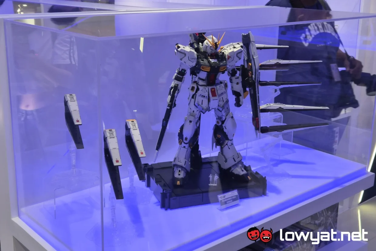 The Gundam Base Malaysia display PG Nu Gundam