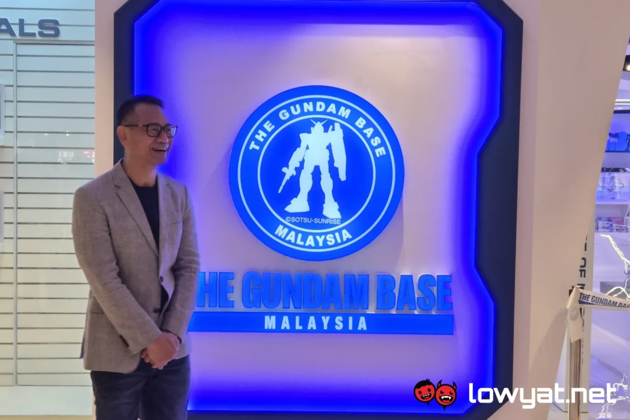 The Gundam Base Malaysia w Litt Tak creative director Tan Ee Chian