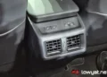 Toyota bZ4X row 2 vents