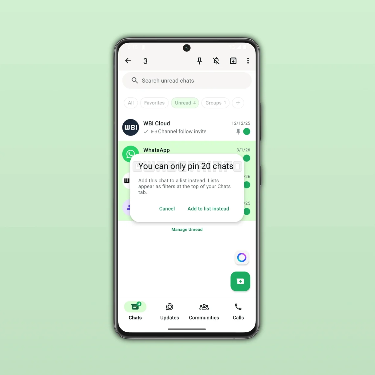 WhatsApp Testing Premium Subscription