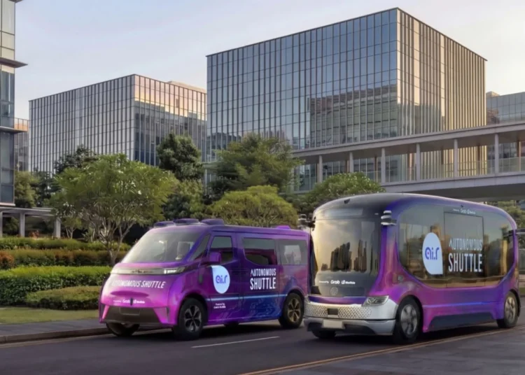 Grab WeRide robotaxi Singapore