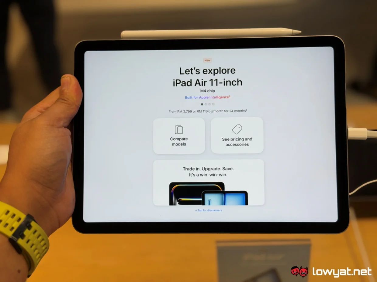 Apple iPad Air M4 in Malaysia