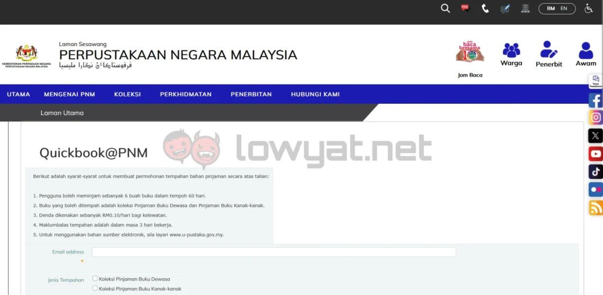 National Library Quickbook2u