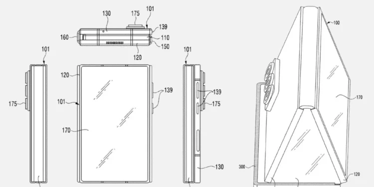 Samsung Galaxy Z TriFold Wide patent