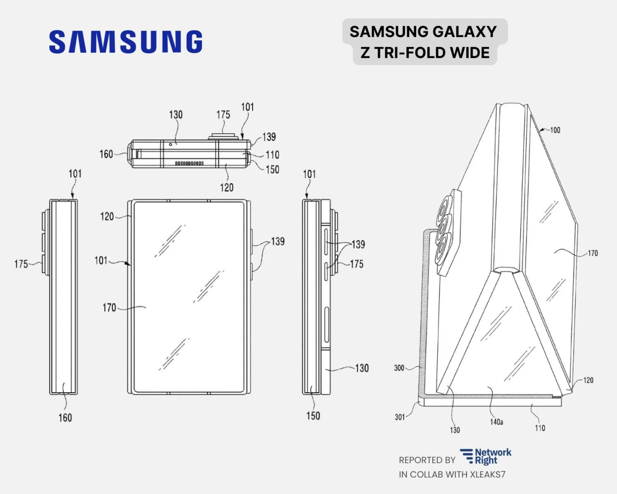 Samsung Galaxy Z TriFold Wide patent