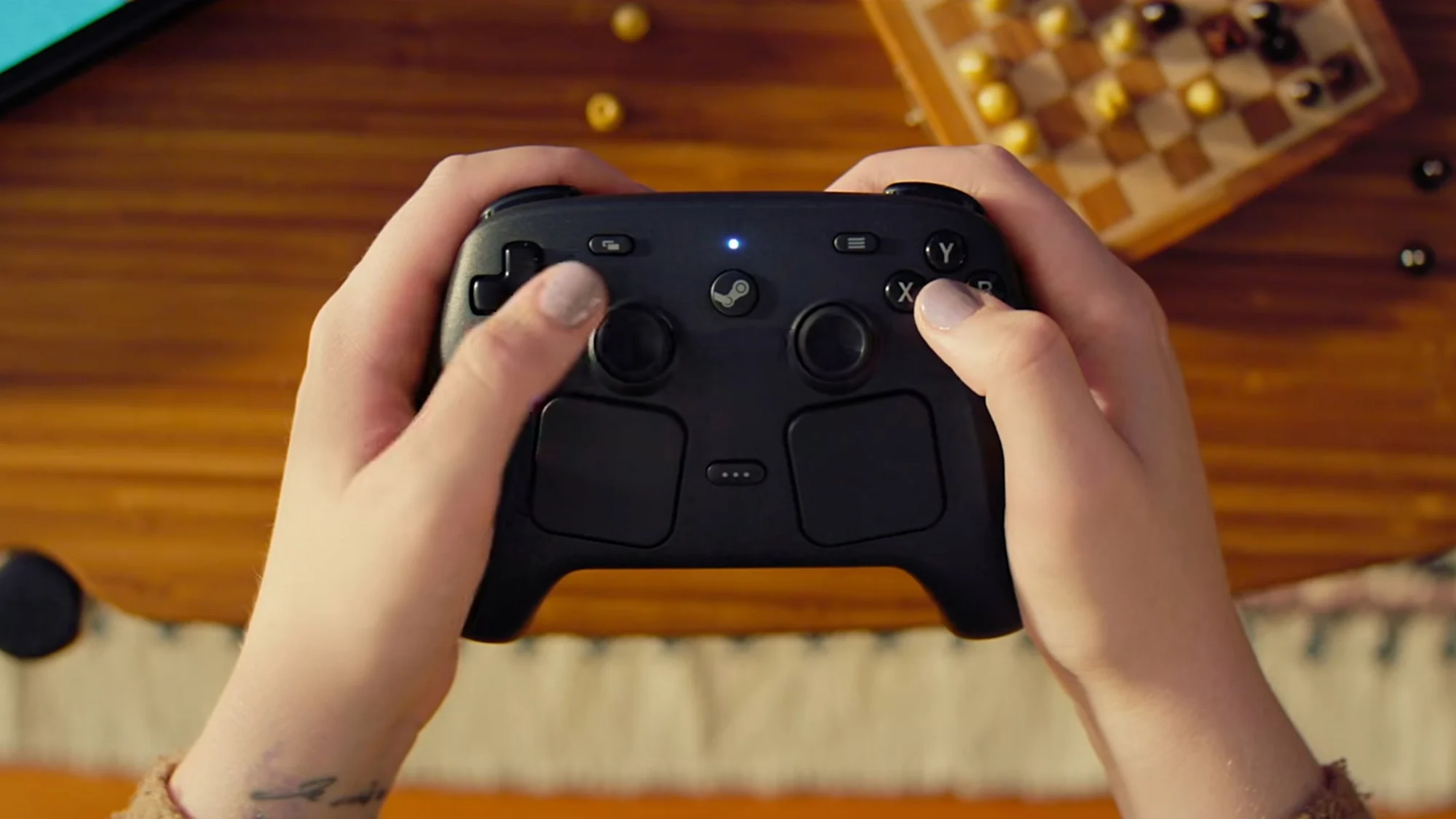 valve steam controller hidden video