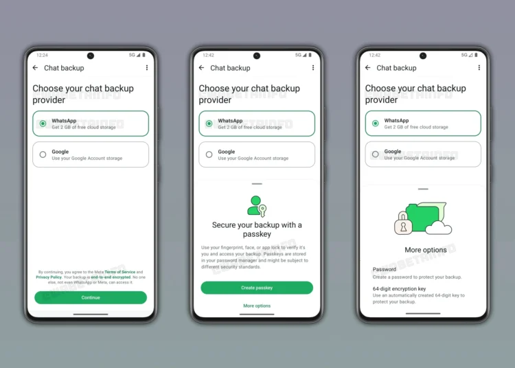 WhatsApp chat backup