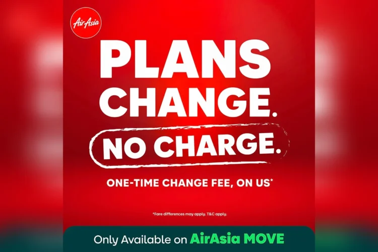 AirAsia MOVE 1x Zero Change Fee