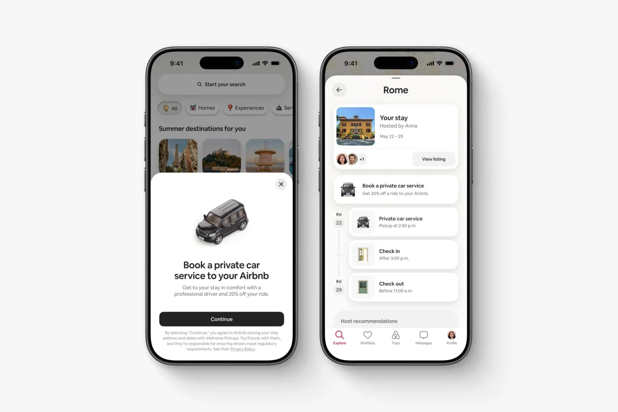 Airbnb Introduces Hotel Bookings, Airport Pickups, And More