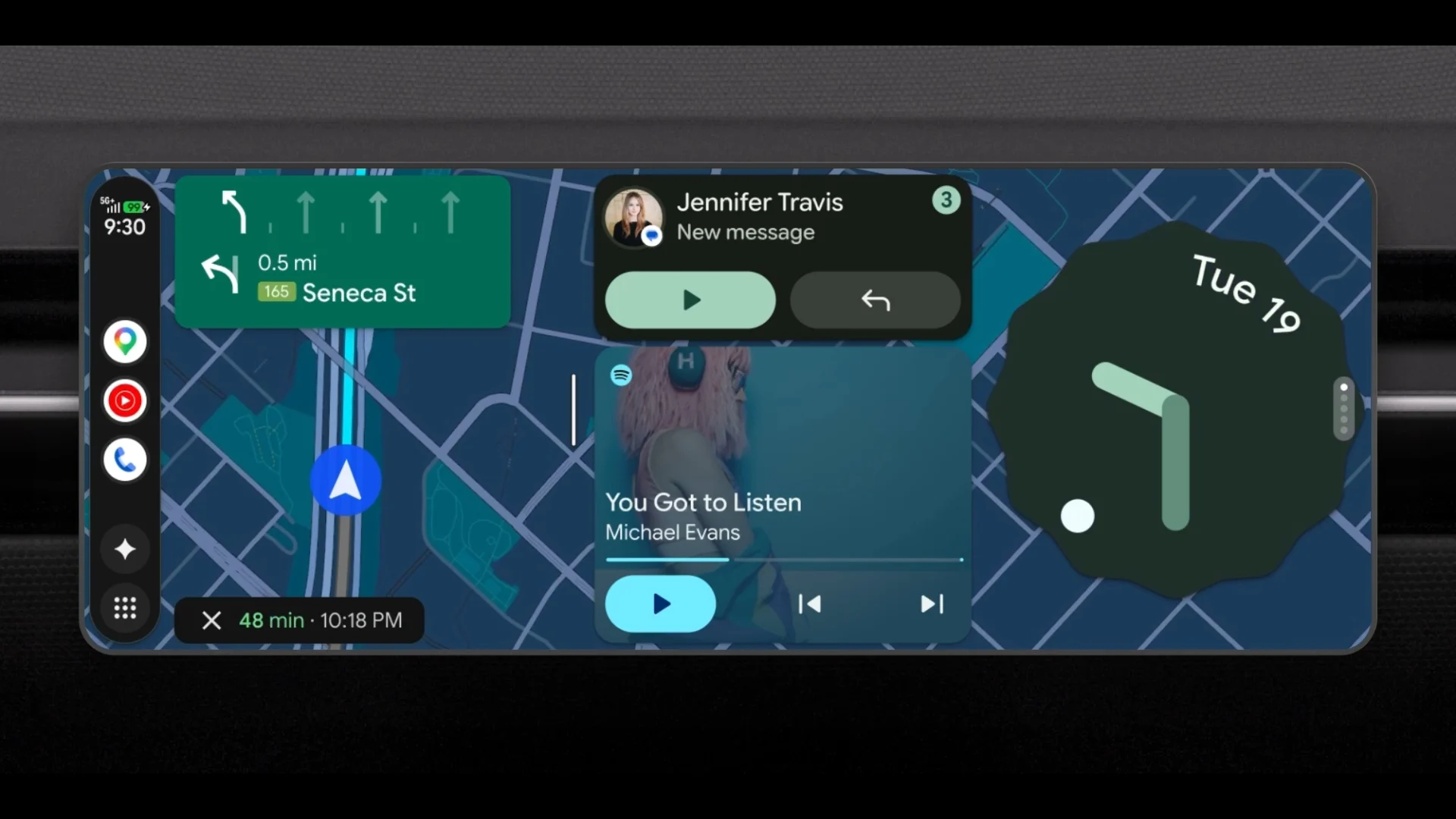 Google Android Auto Material 3 Expressive widgets