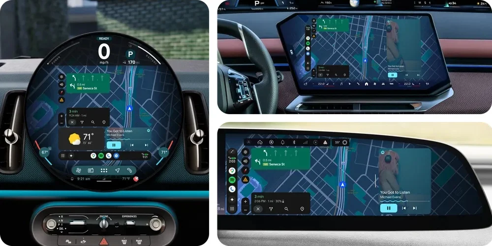 Google Android Auto Material 3 Expressive