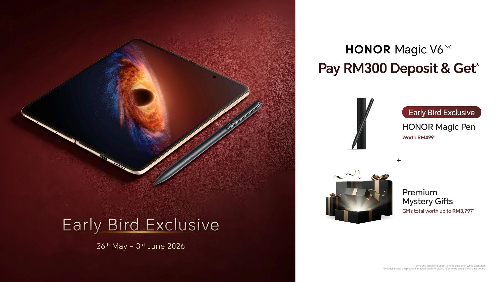 HONOR Announces Magic V6 Pre-Orders in Malaysia