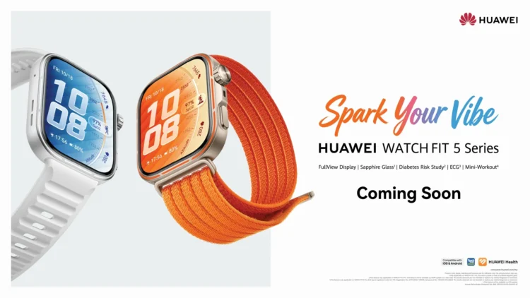 Huawei Watch Fit 5 series coming soon