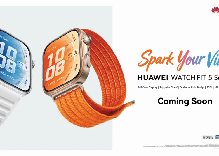 Huawei Watch Fit 5 series coming soon