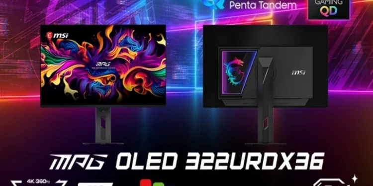MSI MPG OLED 322URDX336 triple mode gaming monitor teaser