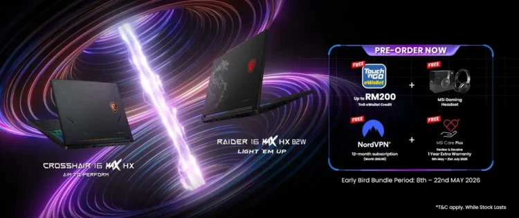 MSI Raider Crosshair Max 16 HX pre-order