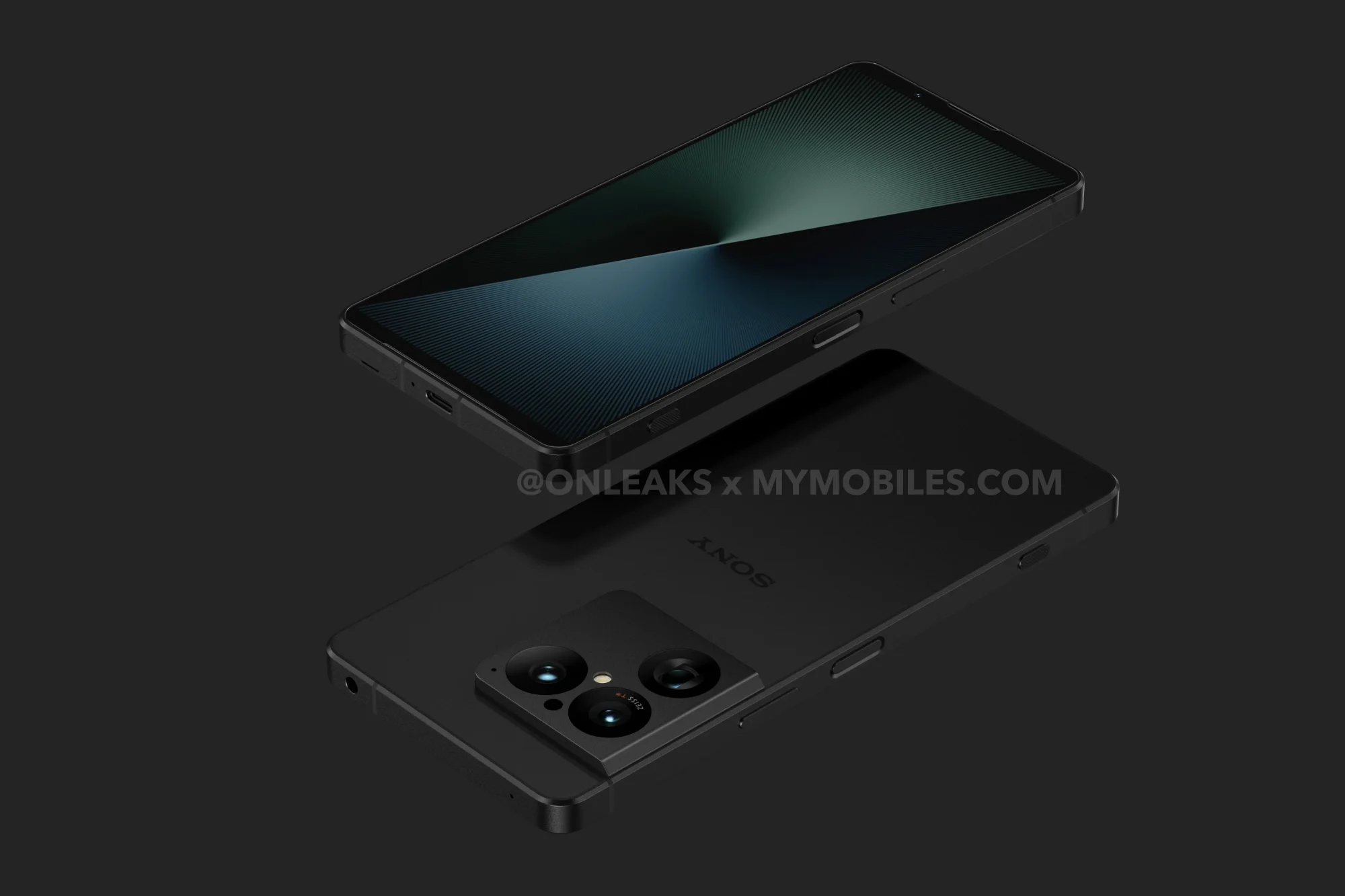 Sony Xperia 1 VIII CAD render