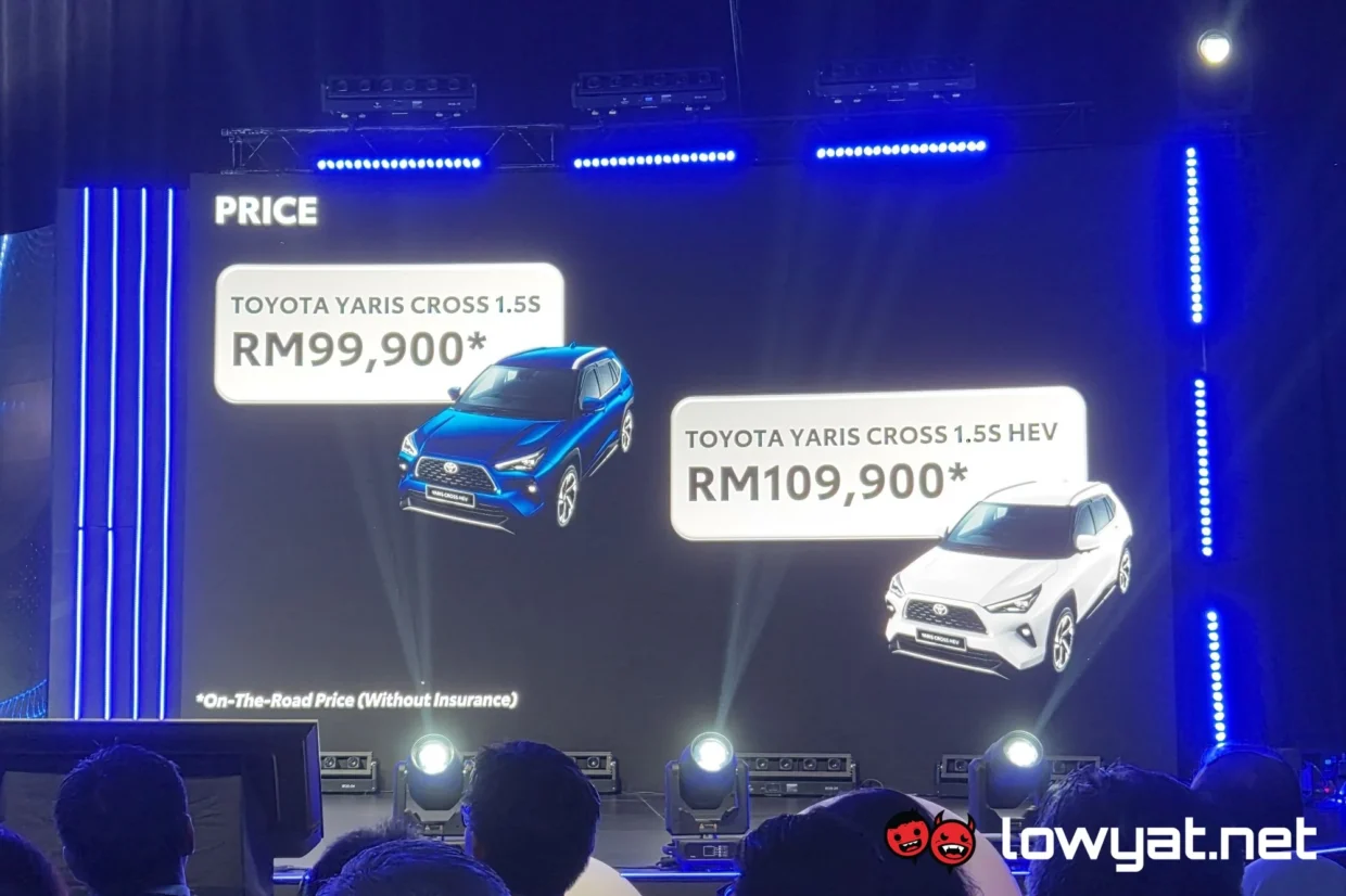 Toyota Yaris Cross prices
