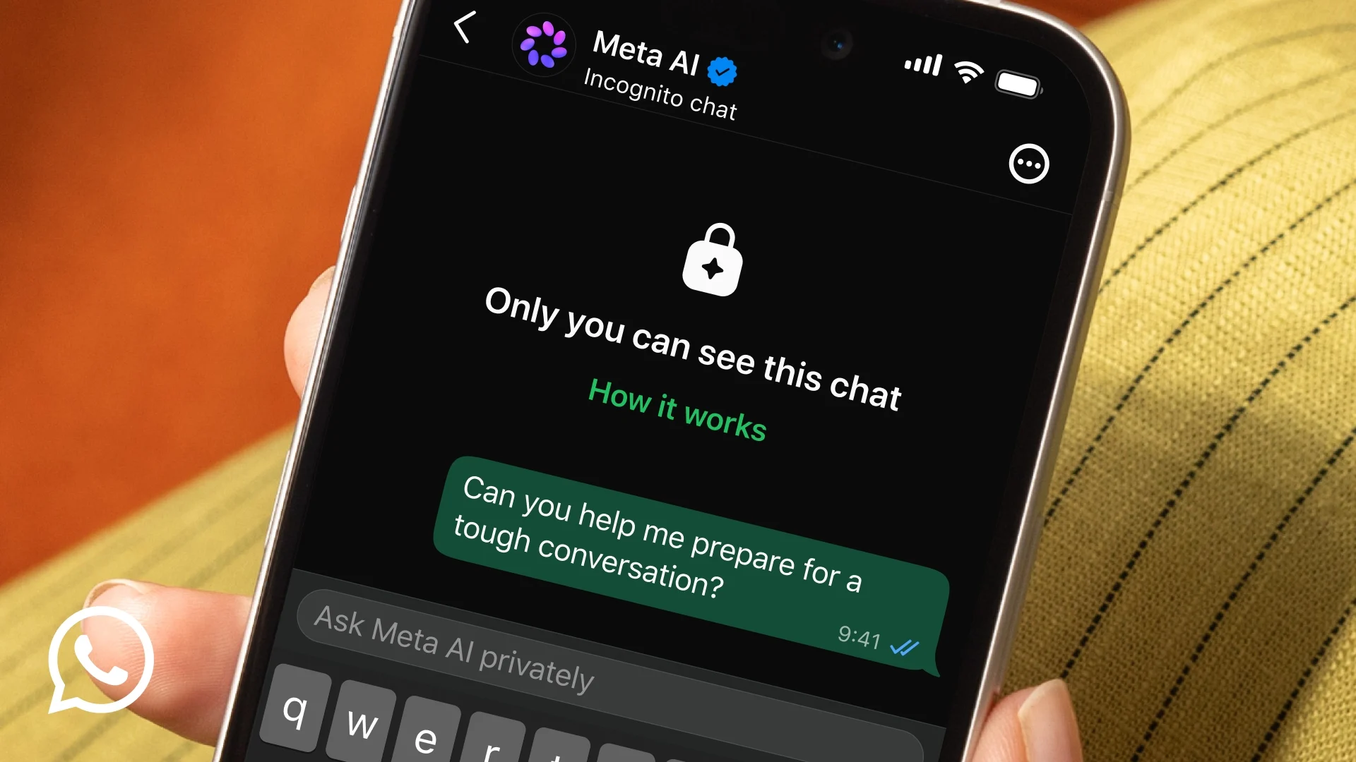 WhatsApp Incognito Chat Meta AI