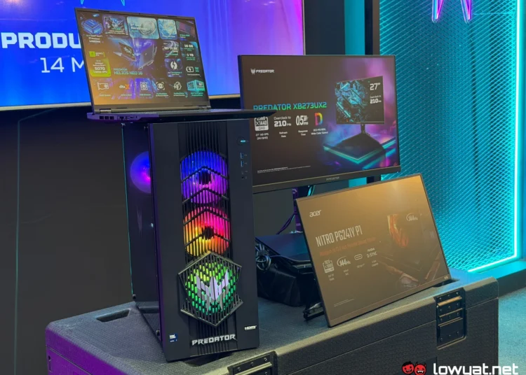 XB273U X2 Nitro PG241Y P1 acer predator helios neo 16 orion 5000 launch malaysia