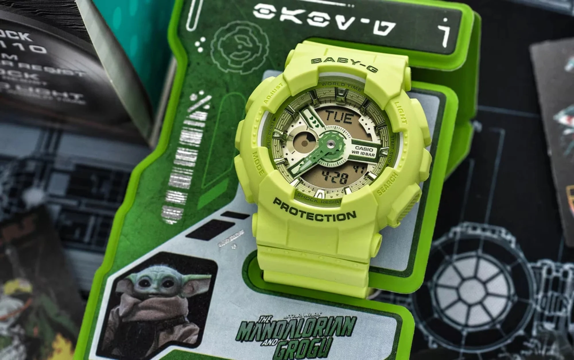 casio g-shock baby-g the mandalorian and grogu