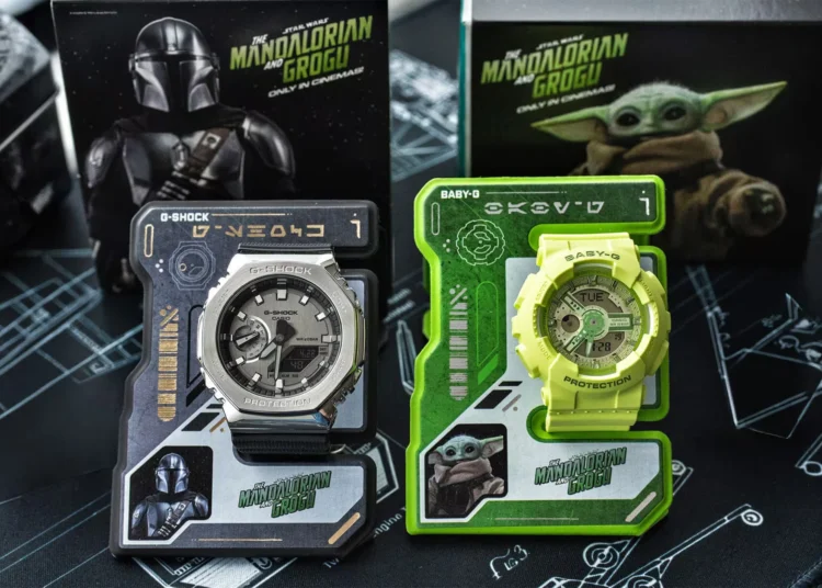 casio g-shock baby-g the mandalorian and grogu
