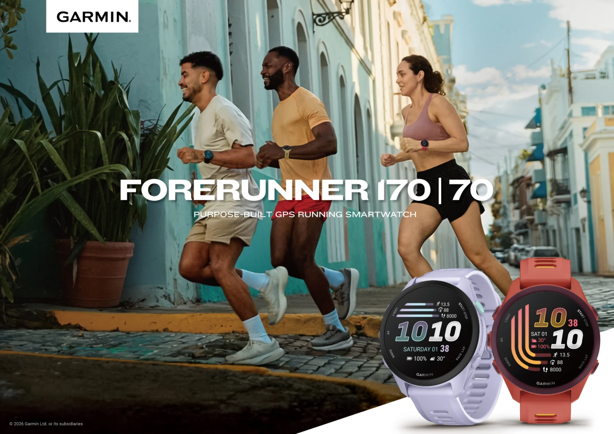 Garmin Forerunner 70 170 running smartwatch