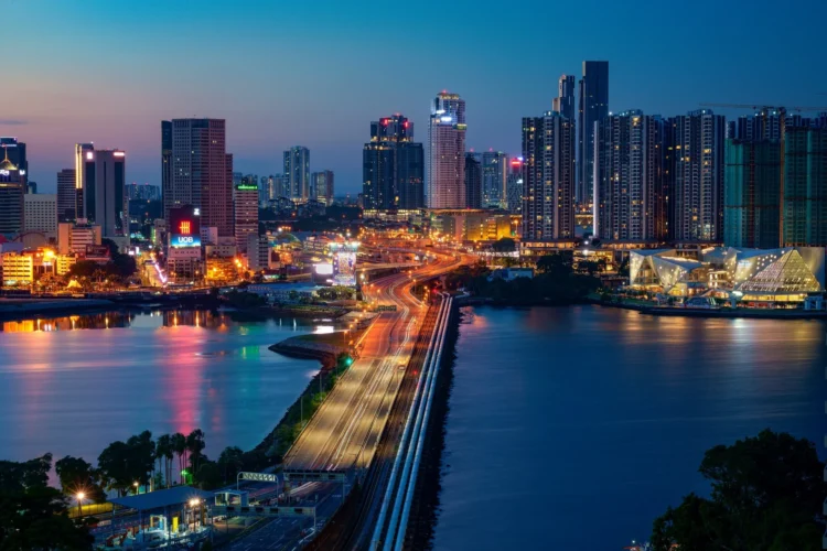 johor singapore causeway high res