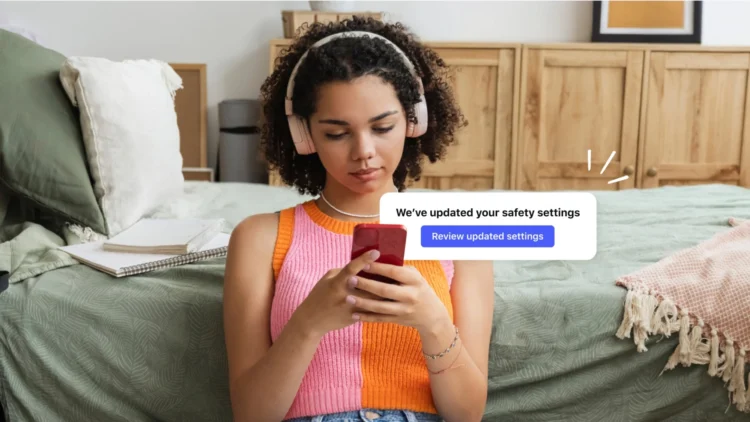 Meta AI age detection teen accounts